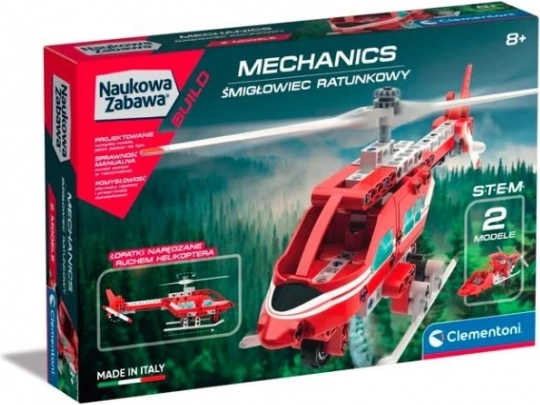 Mechanikai Labor építőkészlet – mentőhelikopter és légpárnás jármű