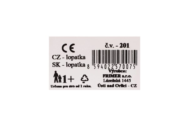 Gyermek homokozó lapát 21cm