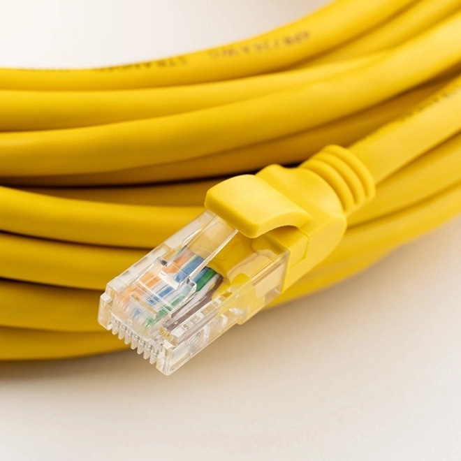 Átmenő RJ45 CAT5e UTP csatlakozó Aranyozott érintkezők, 100 darab