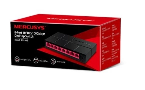 Mercusys 8 portos hálózati switch