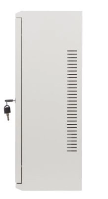 Lanberg alacsony profilú fali rack szekrény 19 hüvelykes 6U+3U szürke