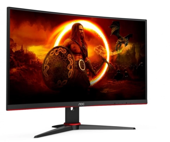 27 hüvelykes ívelt VA monitor 165Hz HDMI-vel és DP-vel