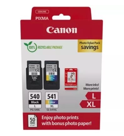 Canon PG540L/CL541XL tintapatron készlet fotópapírral