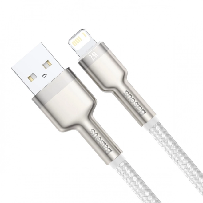 Baseus Cafule USB kábel Lightning csatlakozóval, fehér, 2m