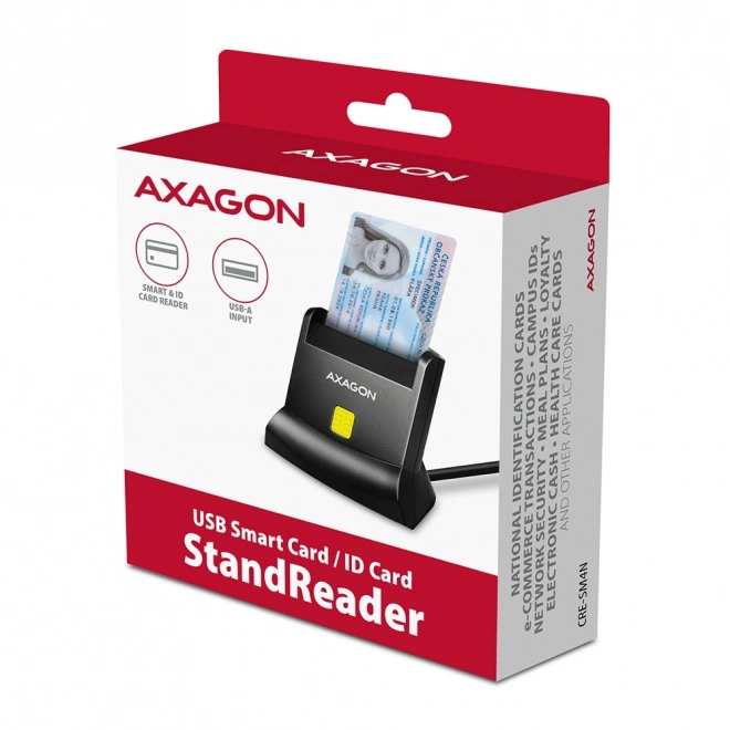 Kártyaolvasó AXAGON USB, 1,3m kábel