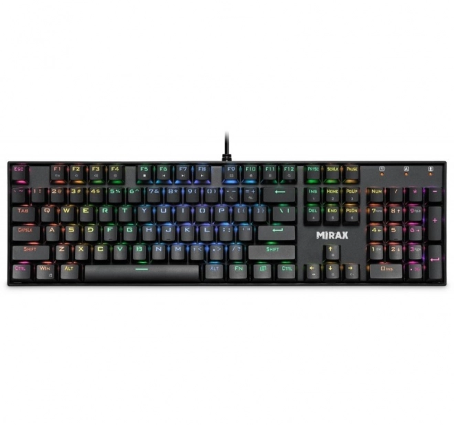 Mechanikus billentyűzet RGB világítással - fekete