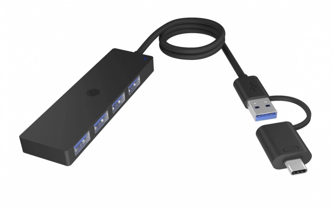 4-portos USB hub Type-C és Type-A