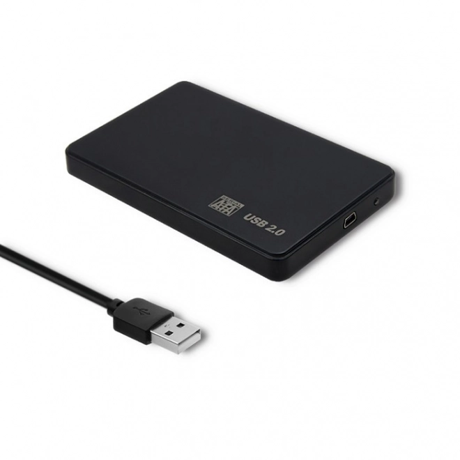 Fekete HDD/SSD Tárolóház 2.5 SATA3 USB 2.0