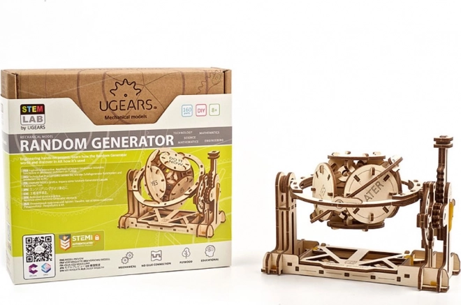 Ugears mechanikus fa puzzle véletlenszerű generátor