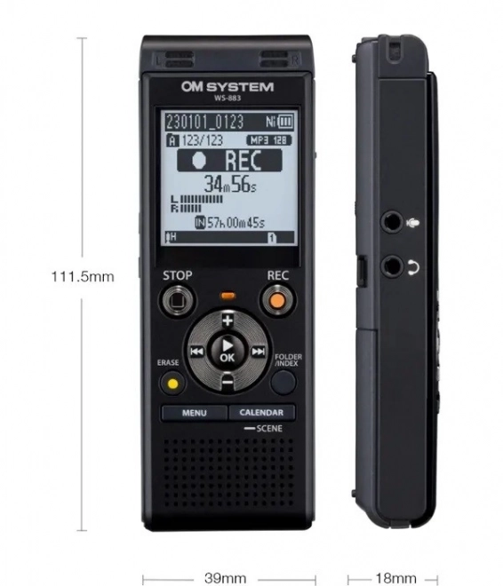 Diktafon OM SYSTEM WS-883