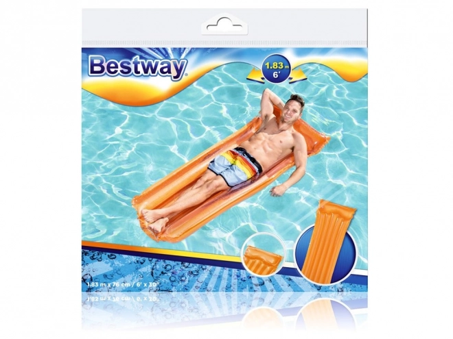 Bestway felfújható strandmatrac 183 x 76 cm – narancssárga