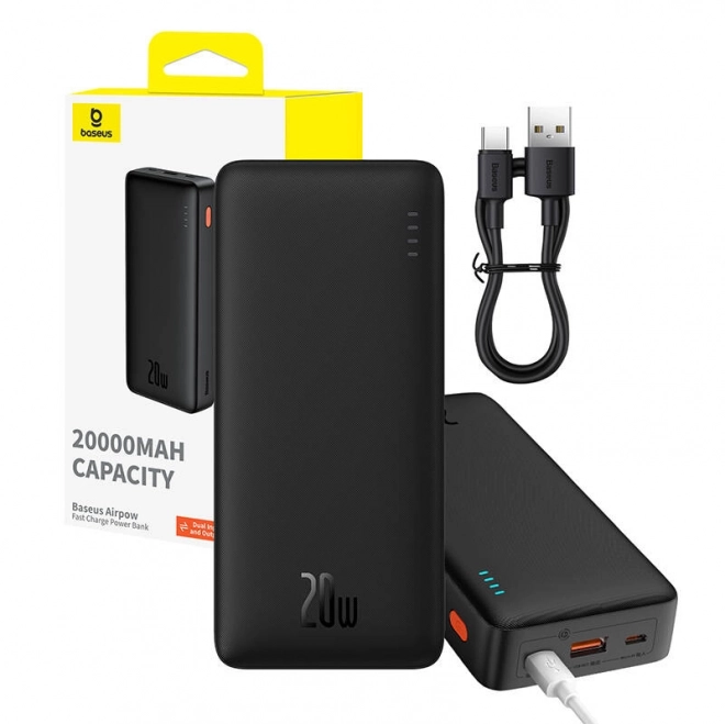 Baseus Airpow 20 000 mAh powerbank fekete