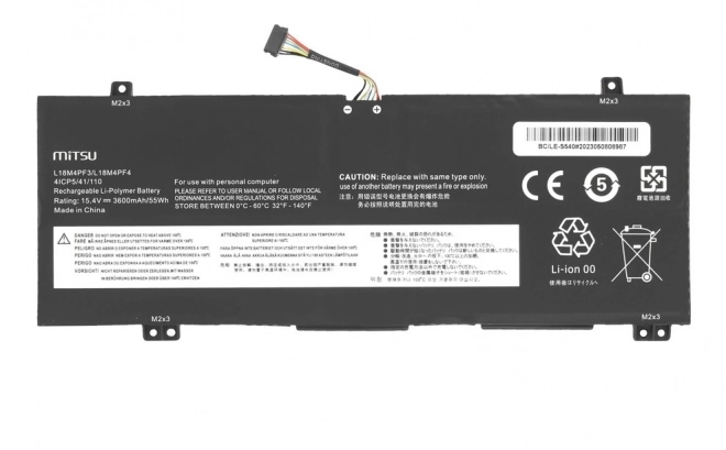 Nagy kapacitású Lenovo IdeaPad akkumulátor