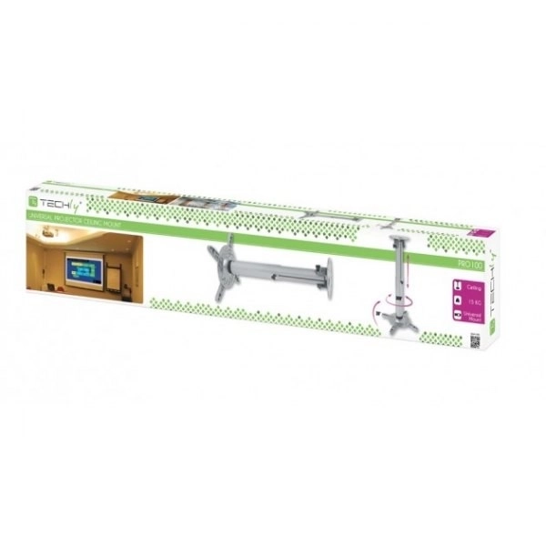 Süllyeszthető projektor kar 110-190cm, 15kg, ezüst