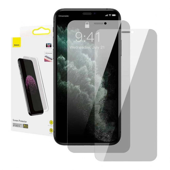 0,3 mm vastag képernyővédő iPhone XR/11-hez - Baseus