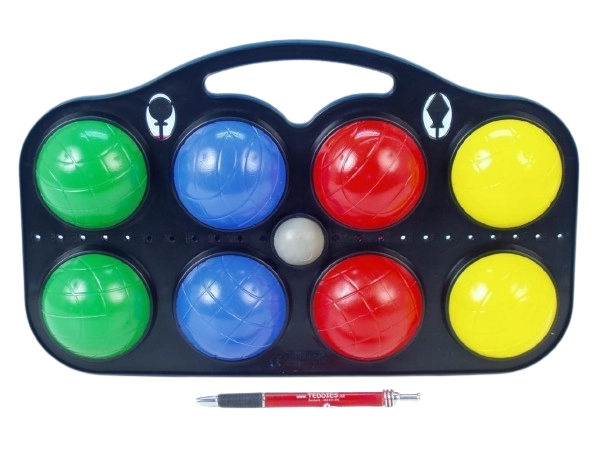 Petanque műanyag golyók készlet - 8 db