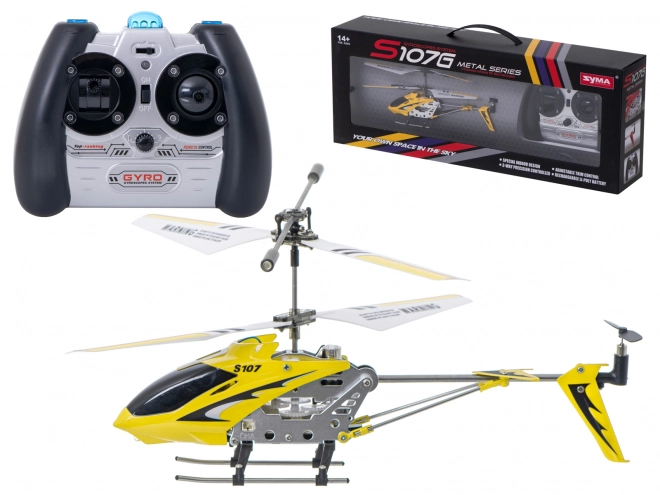 Rc távirányítós helikopter szymma s107g kék – Sárga
