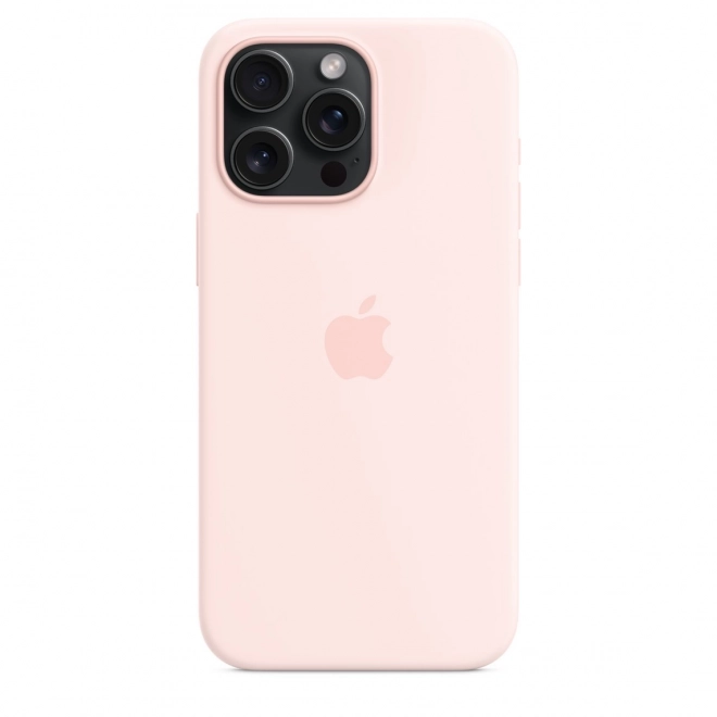 Szikonszilikon tok MagSafe-fel az iPhone 15 Pro Maxhoz - Világos rózsaszín