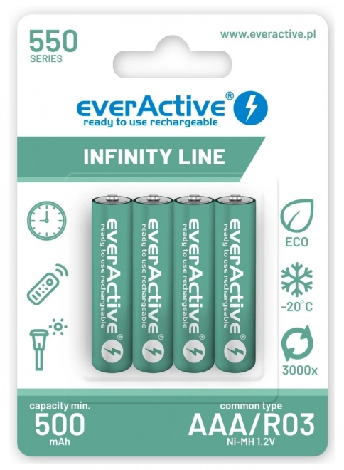 Infinity Line előre feltöltött AAA akkumlátorok