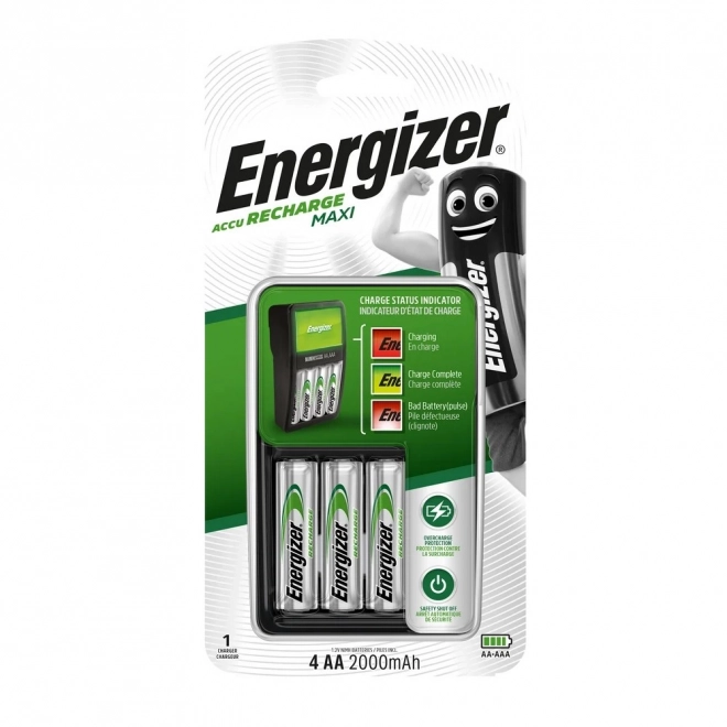 MAXI Energizer Power Plus AA 2000mAh akkumulátortöltő