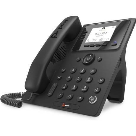 Poly CCX 350 multimédiás üzleti telefon Microsoft Teams-hez, PoE támogatással