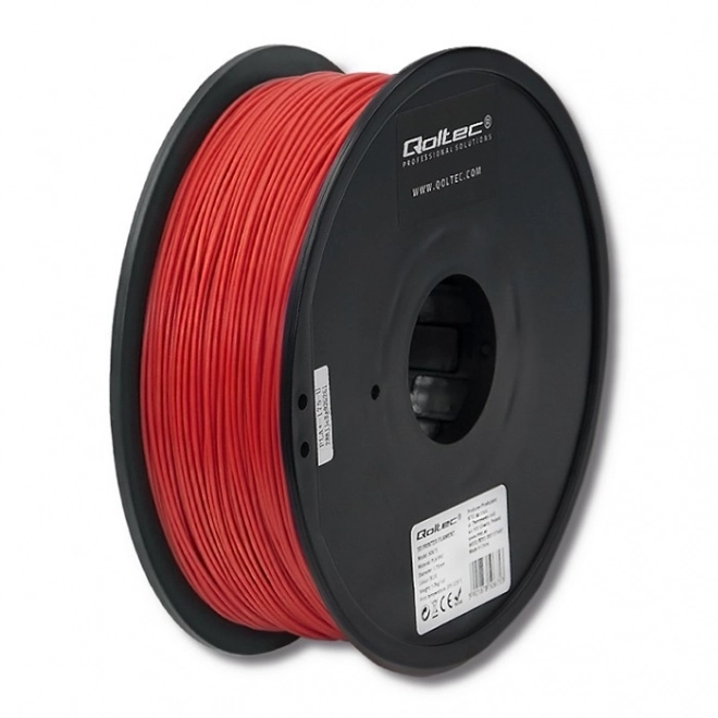 Professzionális PLA Pro szál 3D nyomtatáshoz, piros, 1,75mm, 1kg