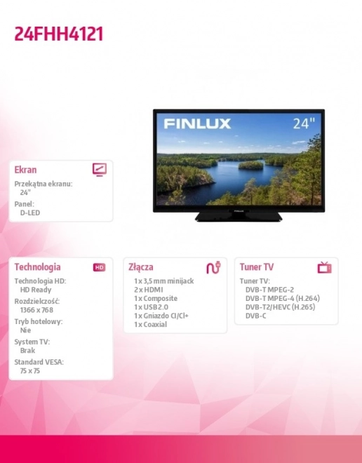 LED televízió 24 hüvelyk