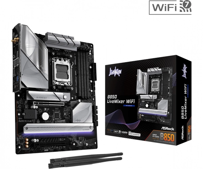 Wifi-s LiveMixer B850 alaplap