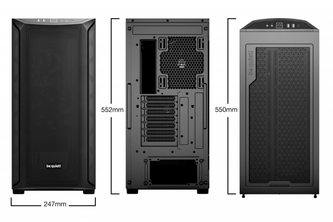 PC ház Shadow Base 800 a Be Quiet!-tól