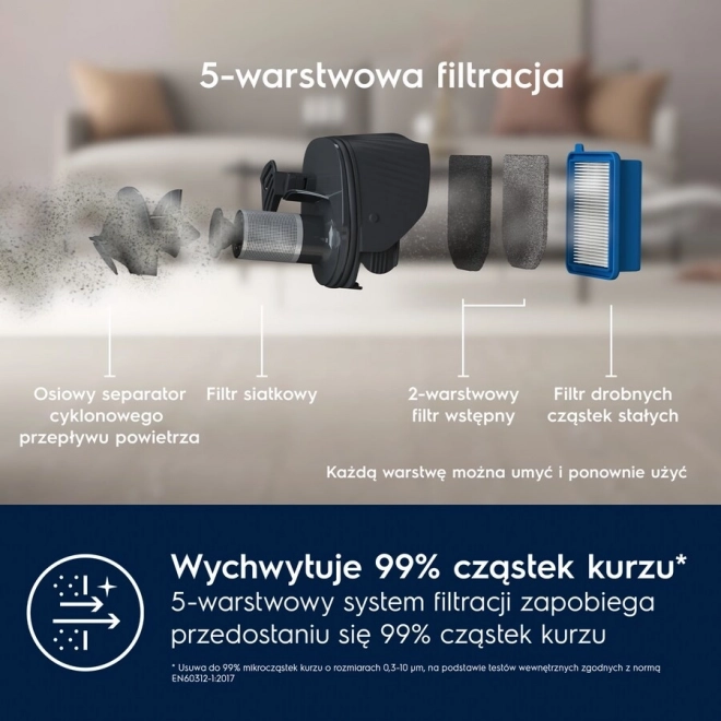 Vezeték nélküli  porszívó WET Electrolux Hygiene 500