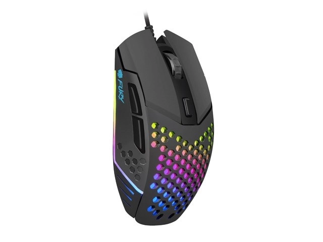 Fury Battler játék egér 6400 DPI RGB világítással fekete