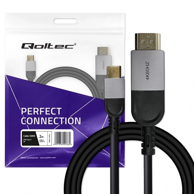 USB-C - HDMI 4K 60Hz kábel 2m