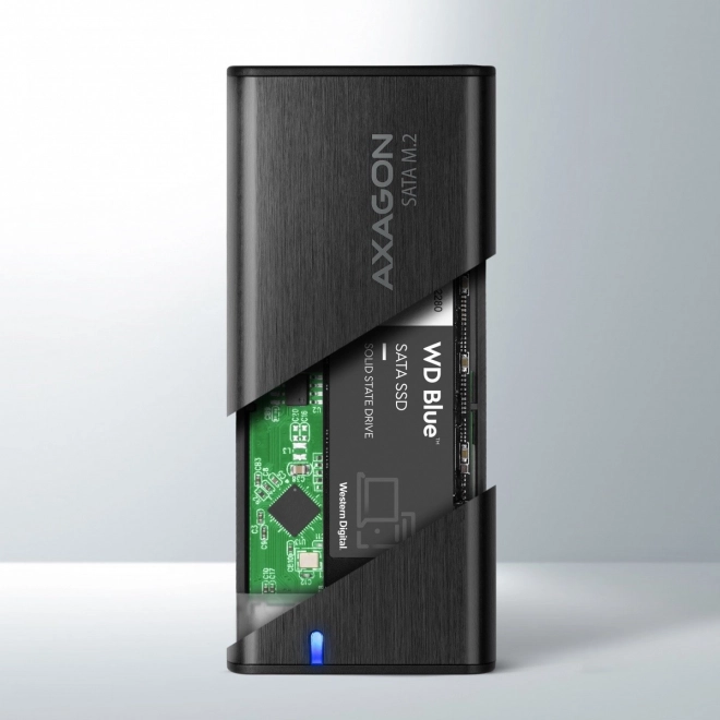 Axagon alumínium külső SSD ház USB-C csatlakozással