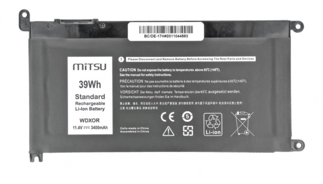 Dell Vostro és Inspiron laptop akkumulátor 3400 mAh