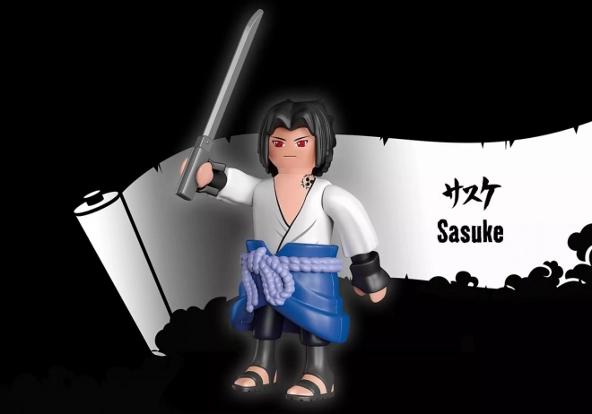 Naruto figurája Sasuke karakterrel