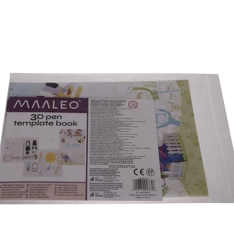 Maaleo 3D toll sablon könyv 40 mintával