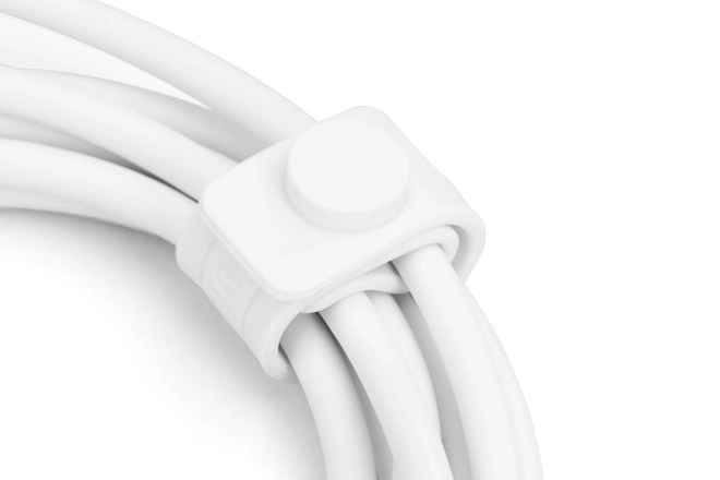 Töltőkábel szilikon USB-C - Lightning, USB 2.0, MFI tanúsítvánnyal, 60W, 1m, Fehér