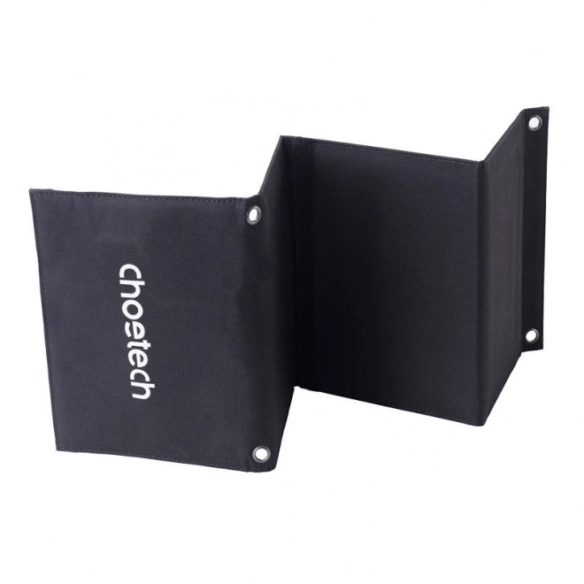 Összecsukható napelemes töltő Choetech 22W 2xUSB fekete