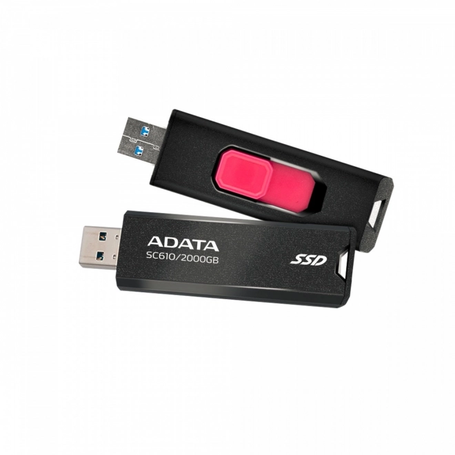 Külső SSD meghajtó 2000 GB USB 3.2 Gen2 fekete