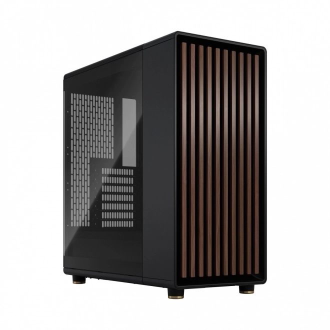Fractal Design North fekete fa elemekkel