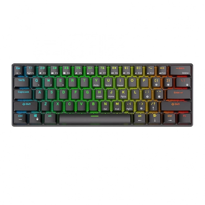 Royal Kludge RK61 RGB mechanikus billentyűzet piros kapcsolókkal