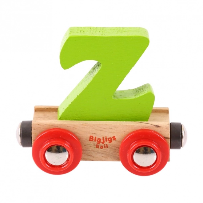 Bigjigs Rail fa vonatkocsi betűvel - Z