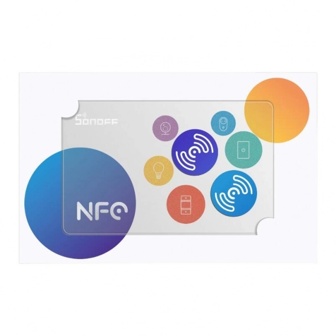 Intelligens Sonoff NFC címke
