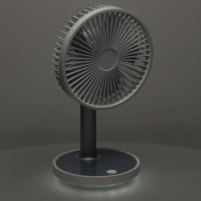 Fehér vezeték nélküli asztali ventilátor 30 cm