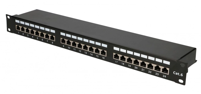 24 portos CAT6 STP patchpanel