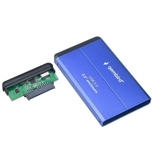 Külső merevlemez ház 2.5 USB 3.0 kék