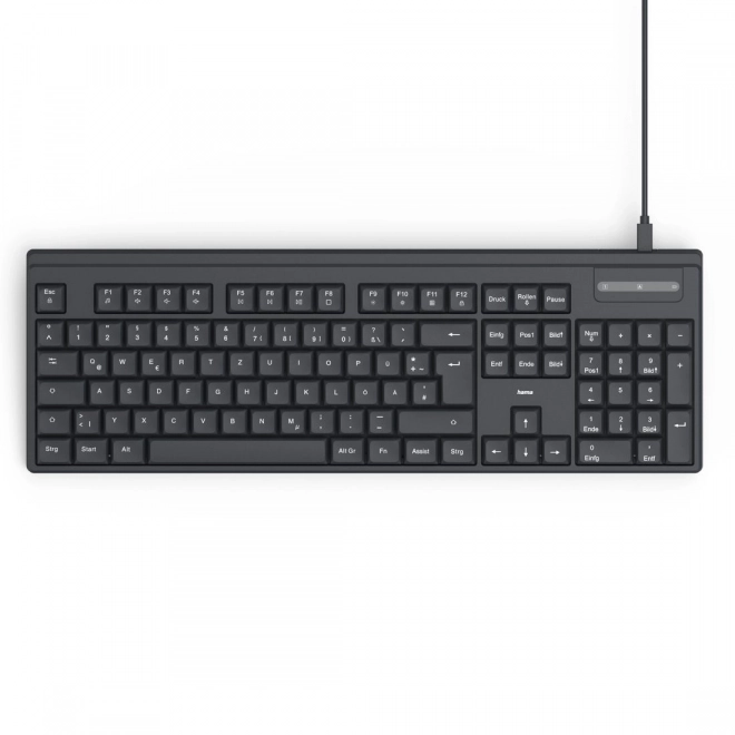 Hama CK-100 vezetékes billentyűzet fekete