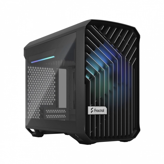 Torrent Nano RGB számítógépház fekete TG Light tintával