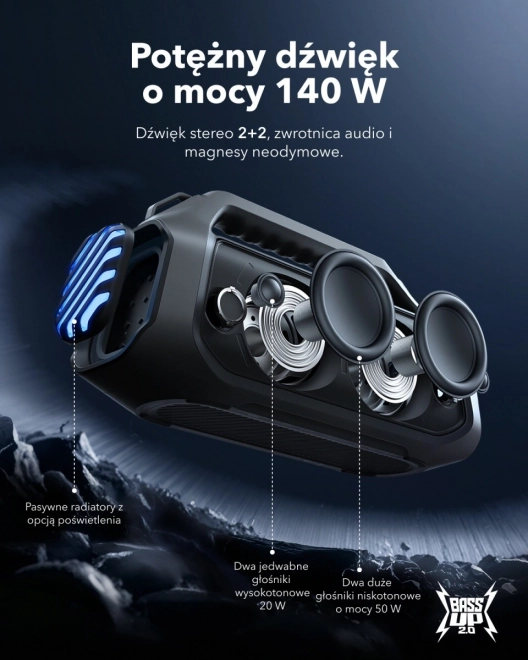 Soundcore motion boom 2 plus hangszóró fekete