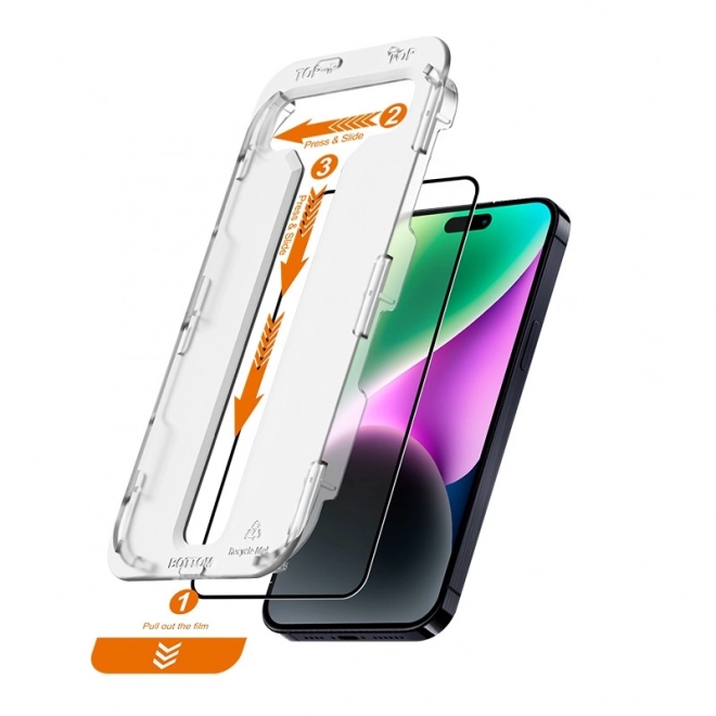 Crong EasyShield ütésálló üveg iPhone 14/13/13 Pro 2 db